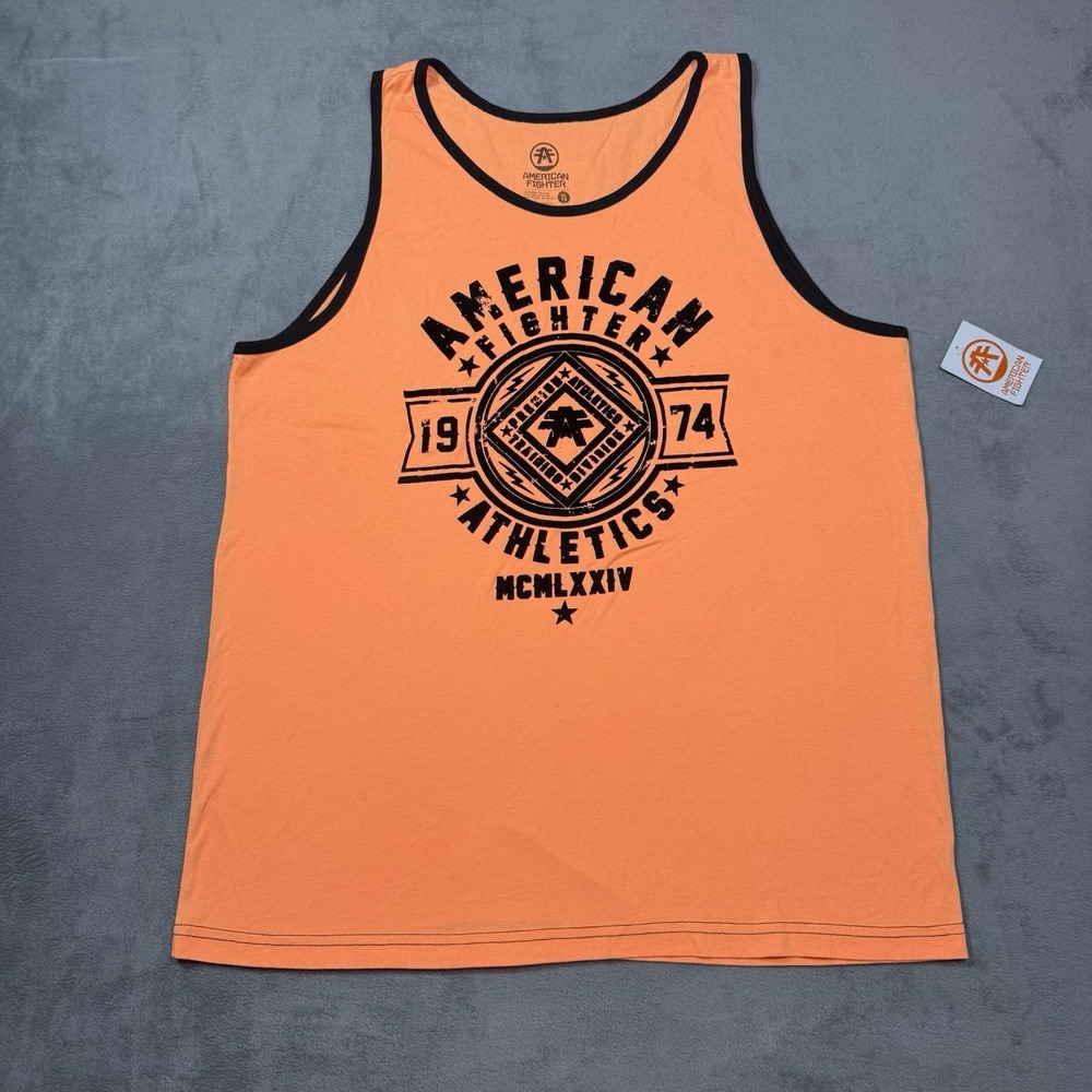 American Fighter Shirt Mens XL Tank Top Relaxed Athletic Active Training NEW